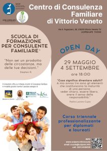 Locandina della Scuola di Formazione per Consulente Familiare Locandina della Scuola di Formazione per Consulente Familiare